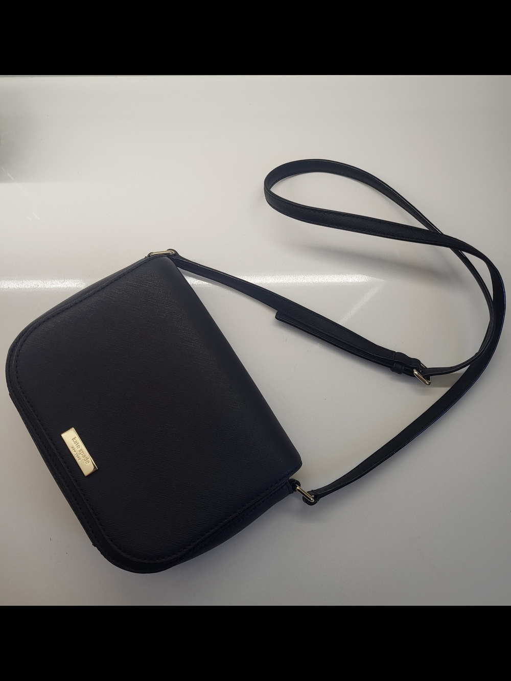 Kate Spade Black Flap Crossbody Bag